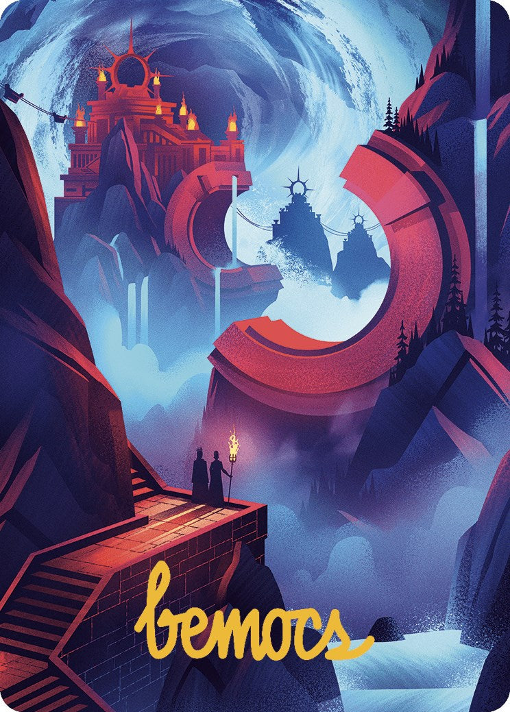 Mountain Art Card (Gold-Stamped Signature) [The Lost Caverns of Ixalan Art Series] | L.A. Mood Comics and Games