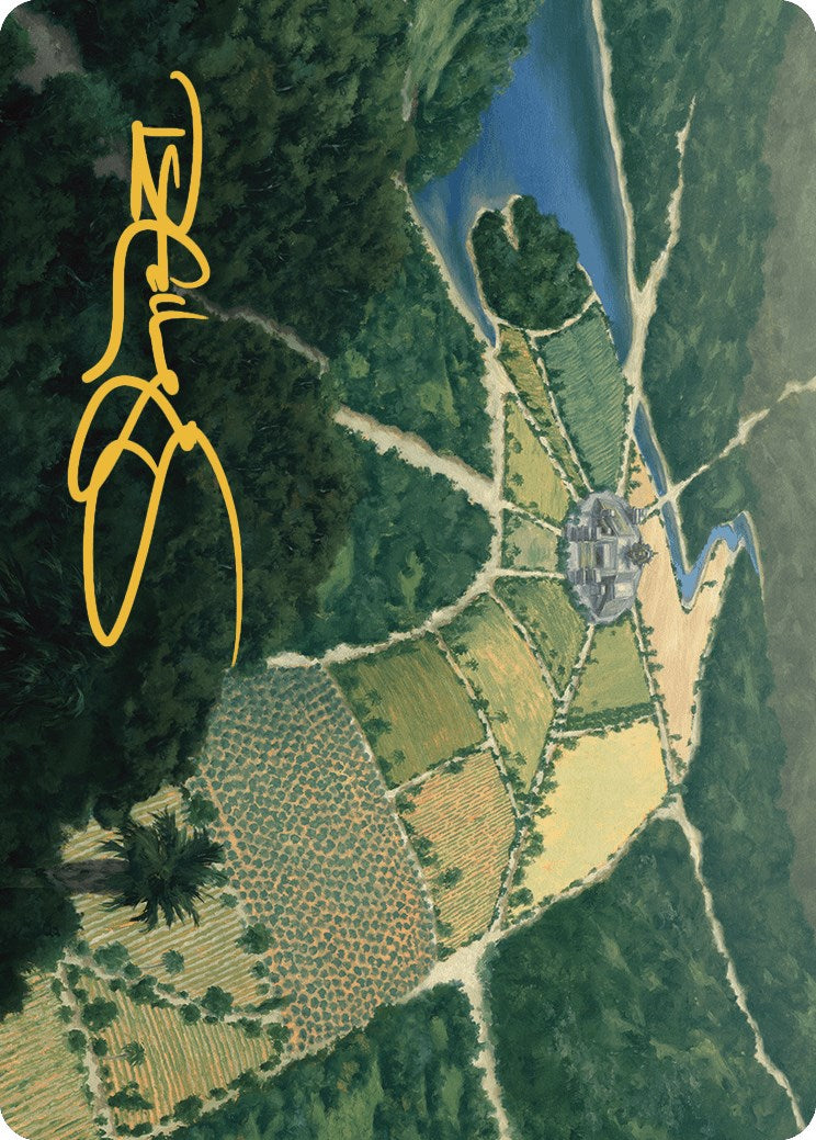 Restless Prairie Art Card (Gold-Stamped Signature) [The Lost Caverns of Ixalan Art Series] | L.A. Mood Comics and Games