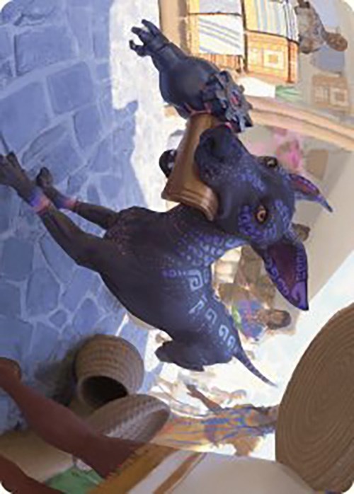 Mischievous Pup Art Card [The Lost Caverns of Ixalan Art Series] | L.A. Mood Comics and Games