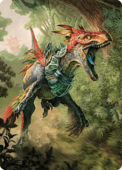 Dinosaur Token Art Card [The Lost Caverns of Ixalan Art Series] | L.A. Mood Comics and Games