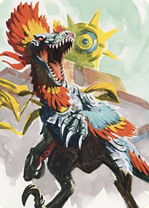 Pantlaza, Sun-Favored Art Card [The Lost Caverns of Ixalan Art Series] | L.A. Mood Comics and Games