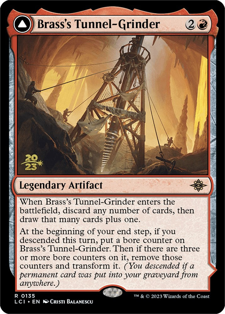 Brass's Tunnel-Grinder // Tecutlan, the Searing Rift [The Lost Caverns of Ixalan Prerelease Cards] | L.A. Mood Comics and Games