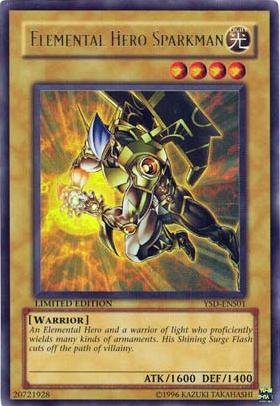 Elemental HERO Sparkman [YSD-ENS01] Ultra Rare | L.A. Mood Comics and Games