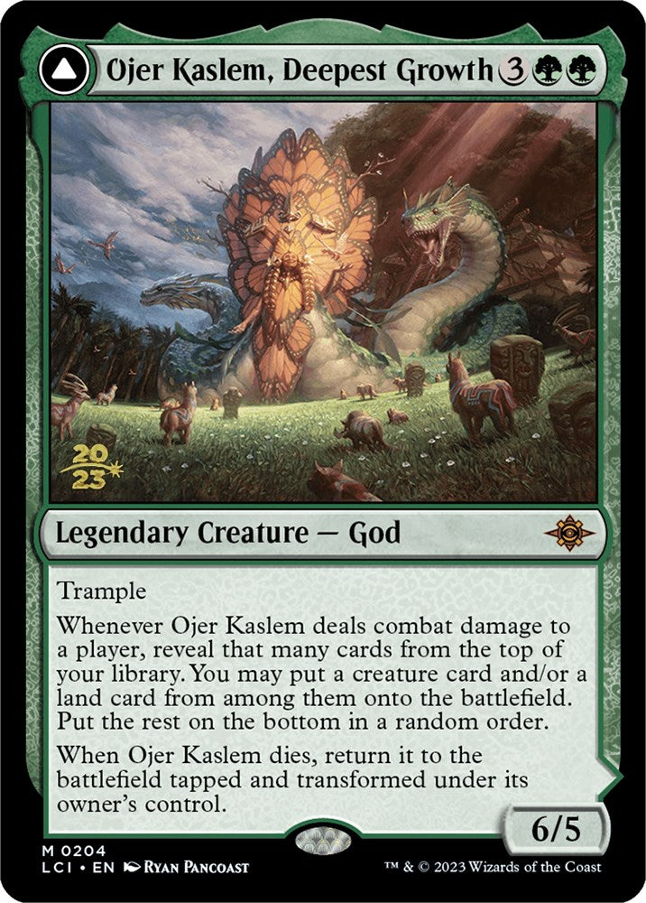 Ojer Kaslem, Deepest Growth // Temple of Cultivation [The Lost Caverns of Ixalan Prerelease Cards] | L.A. Mood Comics and Games