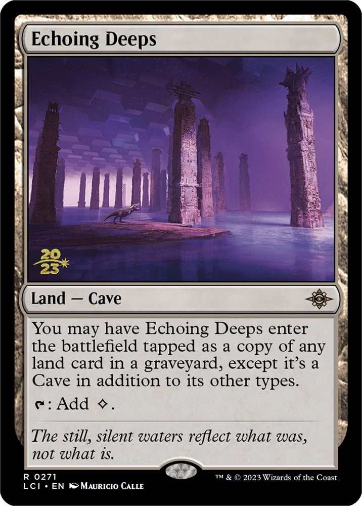 Echoing Deeps [The Lost Caverns of Ixalan Prerelease Cards] | L.A. Mood Comics and Games