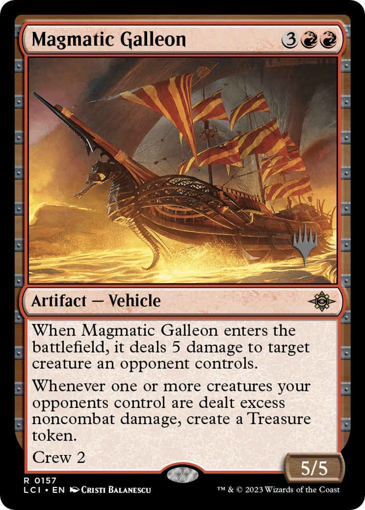 Magmatic Galleon (Promo Pack) [The Lost Caverns of Ixalan Promos] | L.A. Mood Comics and Games