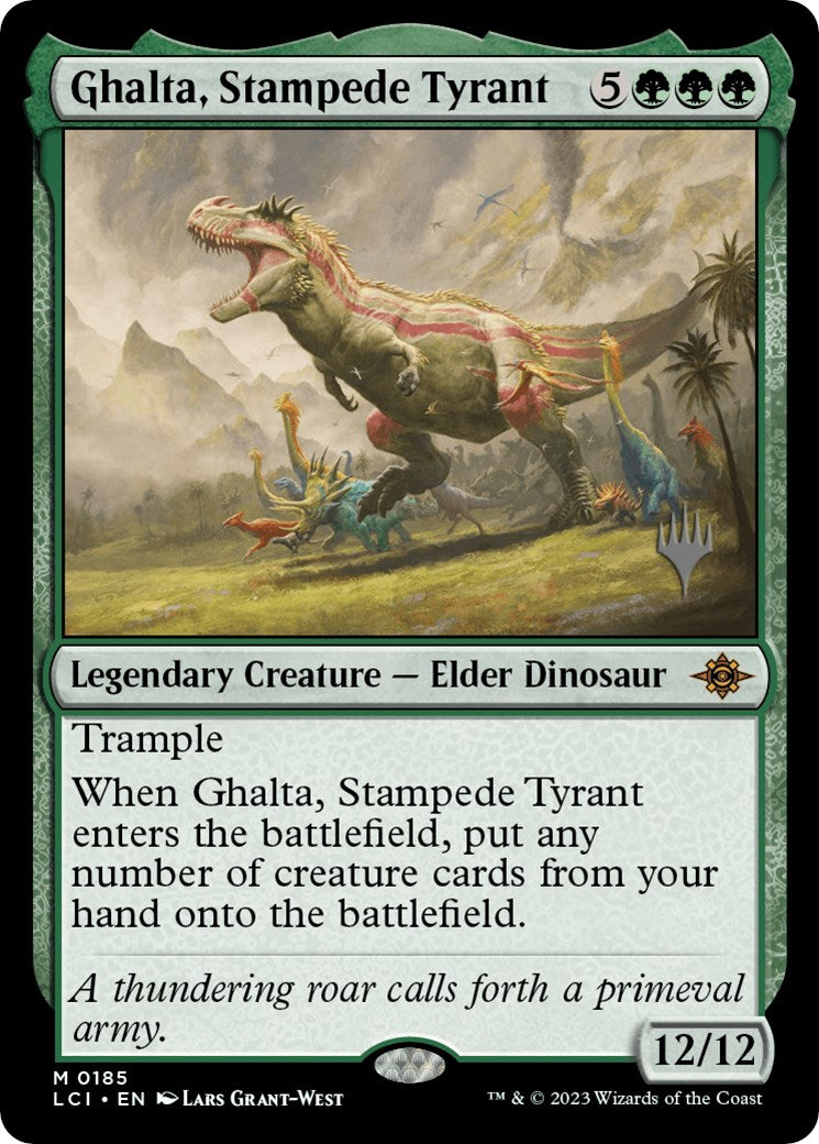 Ghalta, Stampede Tyrant (Promo Pack) [The Lost Caverns of Ixalan Promos] | L.A. Mood Comics and Games