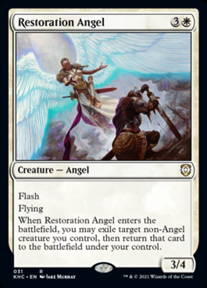 Restoration Angel [Kaldheim Commander] | L.A. Mood Comics and Games