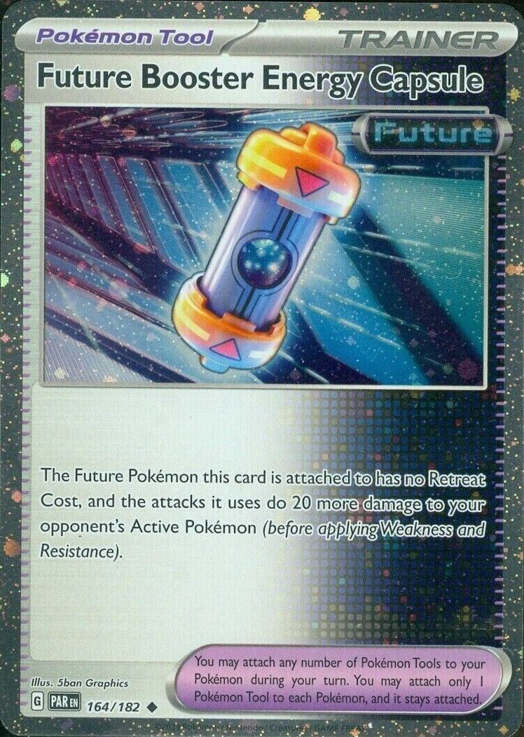 Future Booster Energy Capsule (164/182) (Cosmos Holo) [Scarlet & Violet: Paradox Rift] | L.A. Mood Comics and Games