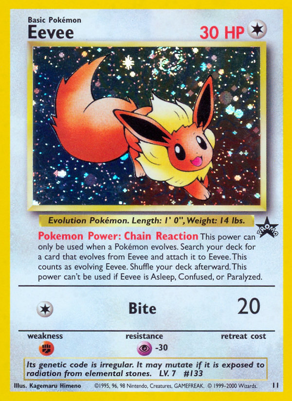 Eevee (11) [Wizards of the Coast: Black Star Promos] | L.A. Mood Comics and Games