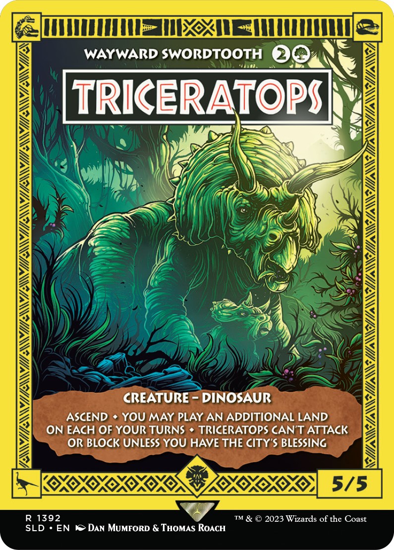 Triceratops - Wayward Swordtooth [Secret Lair Drop Series] | L.A. Mood Comics and Games