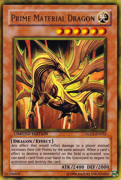 Prime Material Dragon [GLD2-EN032] Ultra Rare | L.A. Mood Comics and Games