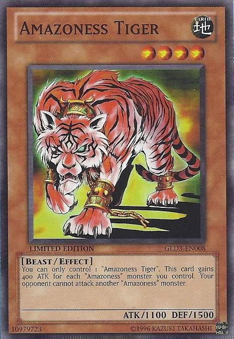 Amazoness Tiger [GLD3-EN008] Common | L.A. Mood Comics and Games