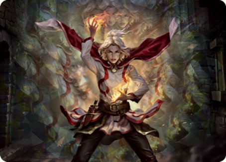 Delina, Wild Mage Art Card [Dungeons & Dragons: Adventures in the Forgotten Realms Art Series] | L.A. Mood Comics and Games