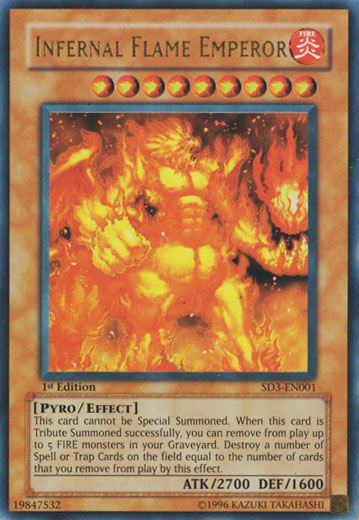 Infernal Flame Emperor [SD3-EN001] Ultra Rare | L.A. Mood Comics and Games