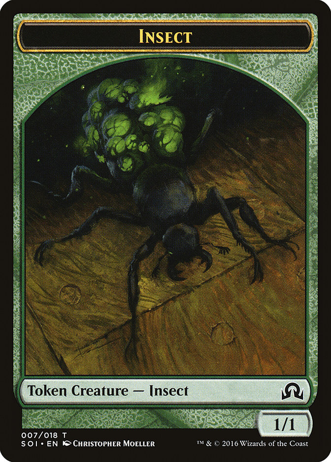 Insect Token [Shadows over Innistrad Tokens] | L.A. Mood Comics and Games