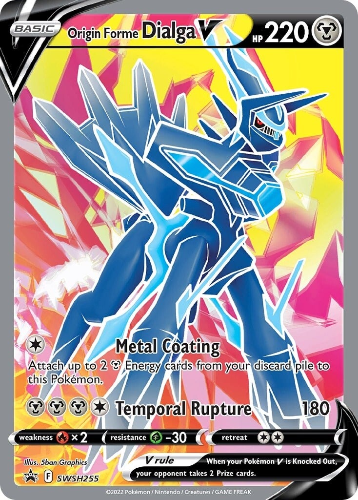 Origin Forme Dialga V (SWSH255) [Sword & Shield: Black Star Promos] | L.A. Mood Comics and Games