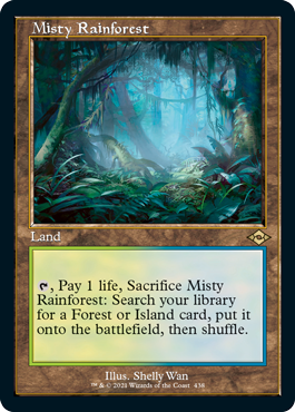 Misty Rainforest (Retro Foil Etched) [Modern Horizons 2] | L.A. Mood Comics and Games