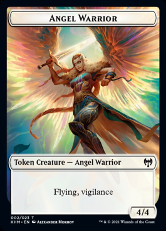 Angel Warrior Token [Kaldheim Tokens] | L.A. Mood Comics and Games