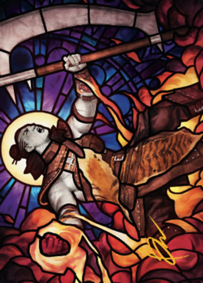 Garna, Bloodfist of Keld Art Card (Gold-Stamped Signature) [Dominaria United Art Series] | L.A. Mood Comics and Games