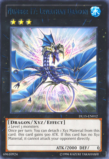 Number 17: Leviathan Dragon (Blue) [DL15-EN012] Rare | L.A. Mood Comics and Games