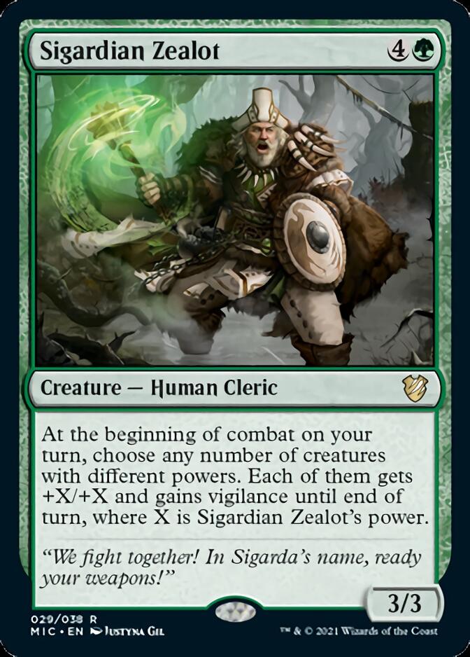 Sigardian Zealot [Innistrad: Midnight Hunt Commander] | L.A. Mood Comics and Games