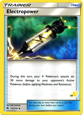 Electropower (172/214) (Pikachu Stamp #34) [Battle Academy 2020] | L.A. Mood Comics and Games