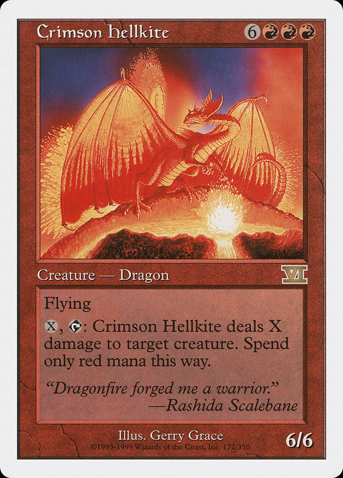 Crimson Hellkite [Classic Sixth Edition] | L.A. Mood Comics and Games