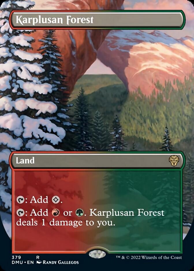 Karplusan Forest (Borderless Alternate Art) [Dominaria United] | L.A. Mood Comics and Games