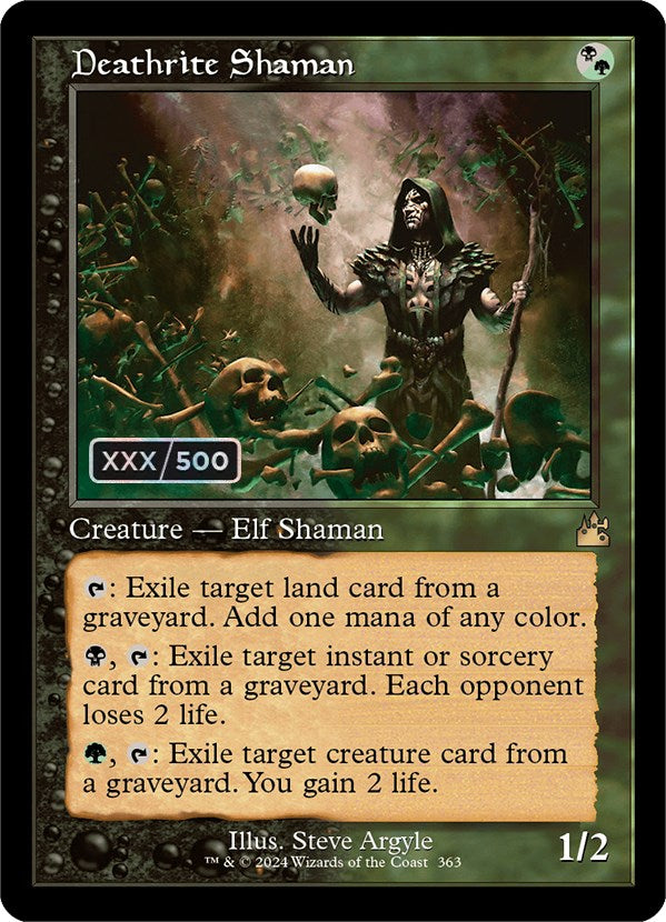 Deathrite Shaman (Retro) (Serialized) [Ravnica Remastered] | L.A. Mood Comics and Games