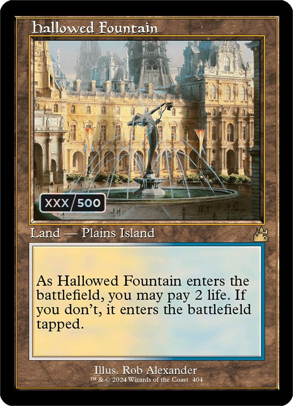 Hallowed Fountain (Retro) (Serialized) [Ravnica Remastered] | L.A. Mood Comics and Games
