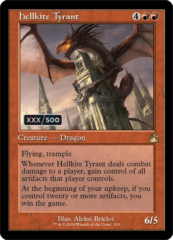 Hellkite Tyrant (Retro) (Serialized) [Ravnica Remastered] | L.A. Mood Comics and Games