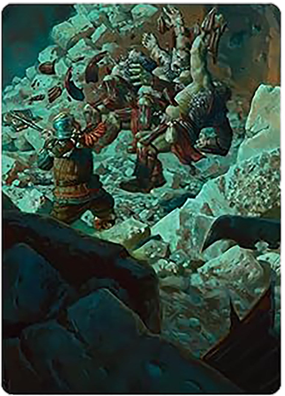 Gimli's Reckless Might Art Card [The Lord of the Rings: Tales of Middle-earth Art Series] | L.A. Mood Comics and Games