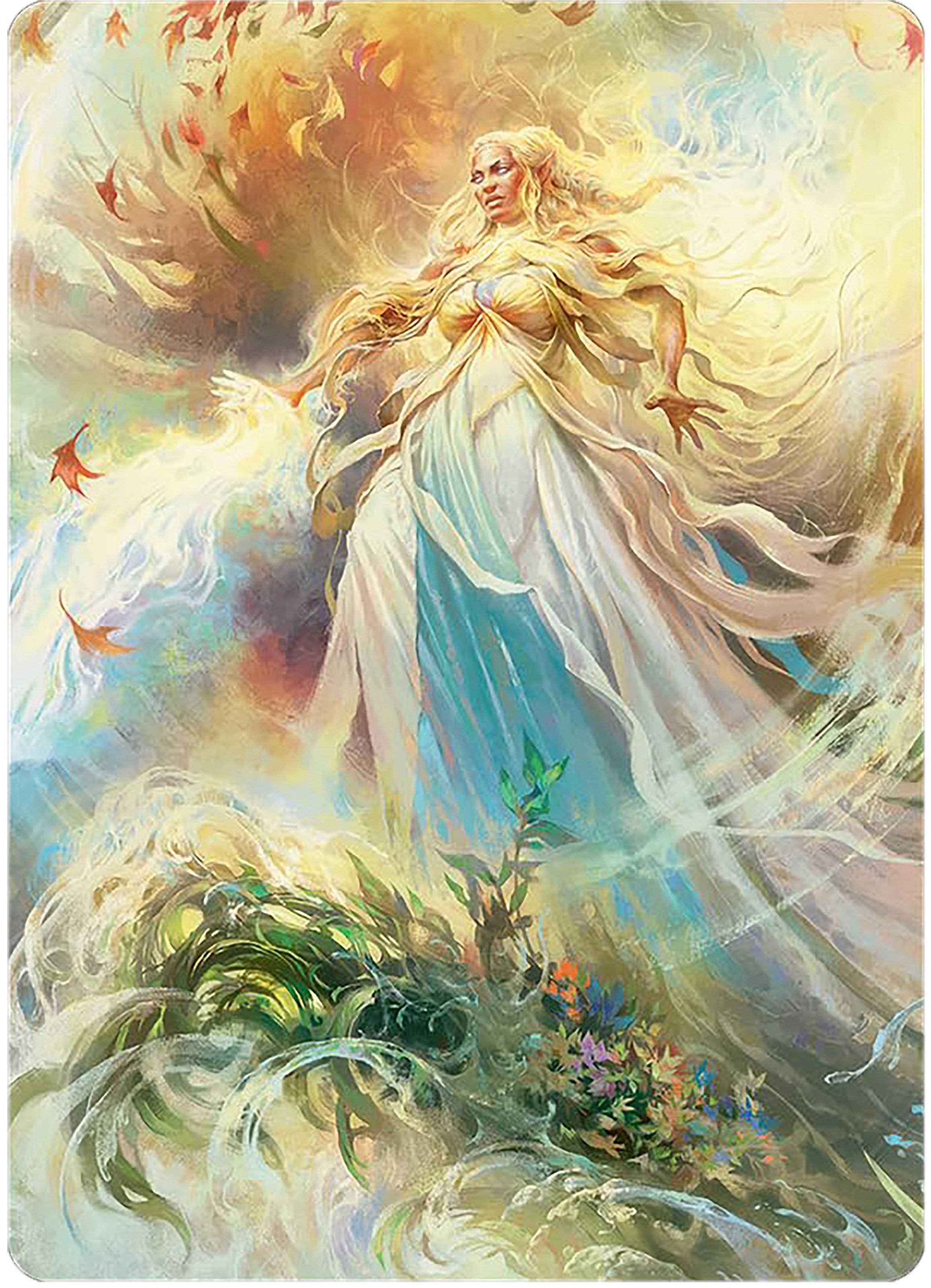 Galadriel, Light of Valinor Art Card [The Lord of the Rings: Tales of Middle-earth Art Series] | L.A. Mood Comics and Games
