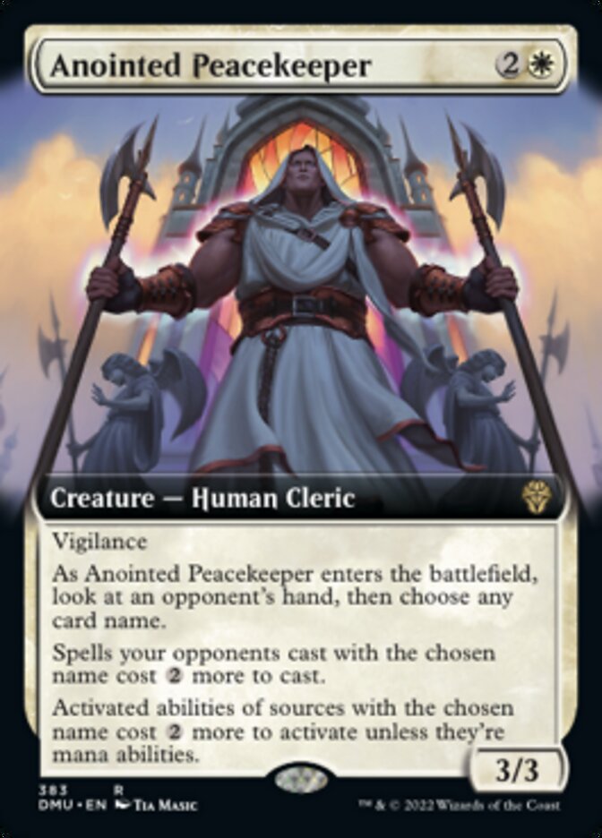 Anointed Peacekeeper (Extended Art) [Dominaria United] | L.A. Mood Comics and Games