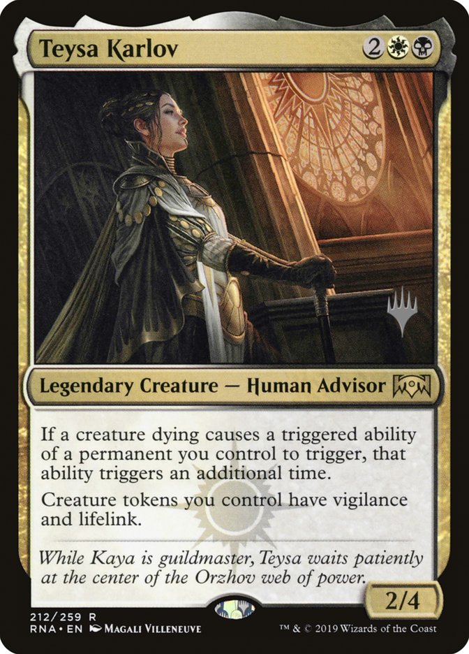 Teysa Karlov (Promo Pack) [Ravnica Allegiance Promos] | L.A. Mood Comics and Games