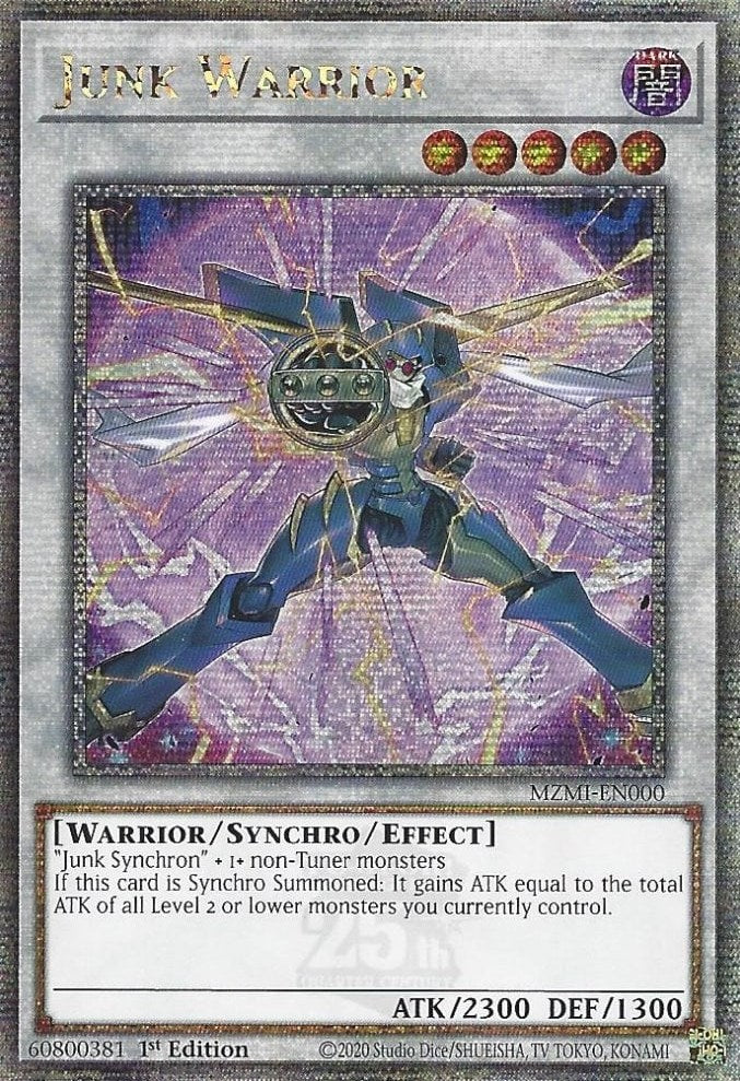 Junk Warrior (Quarter Century Secret Rare) [MZMI-EN000] Quarter Century Secret Rare | L.A. Mood Comics and Games