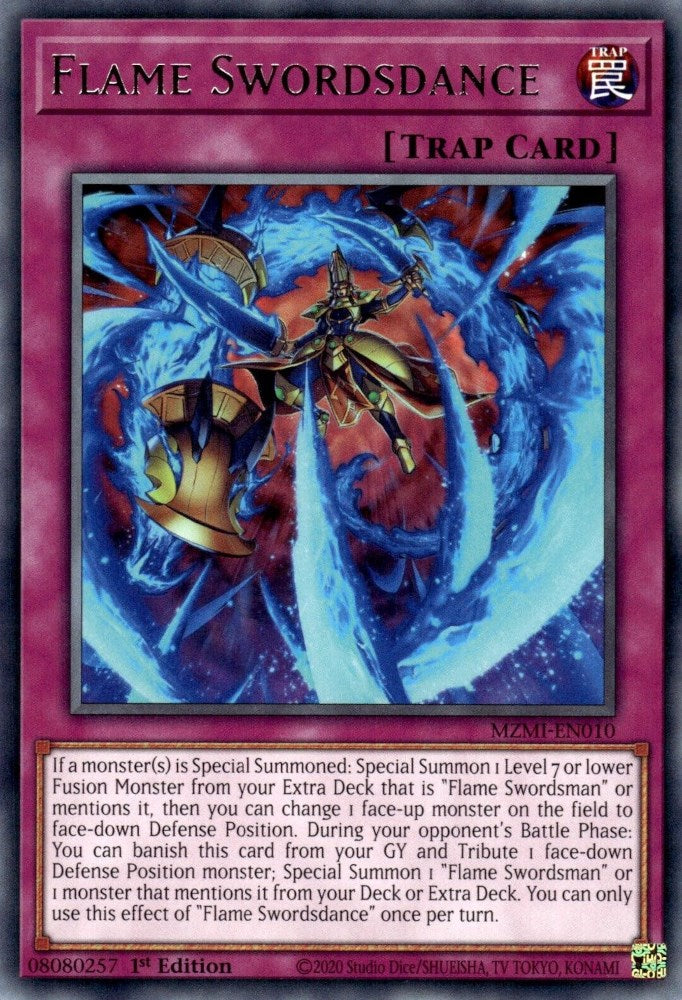 Flame Swordsdance [MZMI-EN010] Rare | L.A. Mood Comics and Games