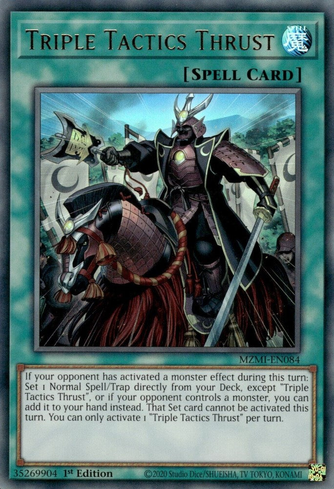 Triple Tactics Thrust [MZMI-EN084] Ultra Rare | L.A. Mood Comics and Games