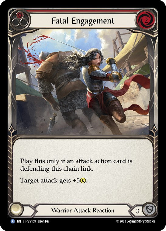 Fatal Engagement (Red) [HVY109] (Heavy Hitters)  Rainbow Foil | L.A. Mood Comics and Games