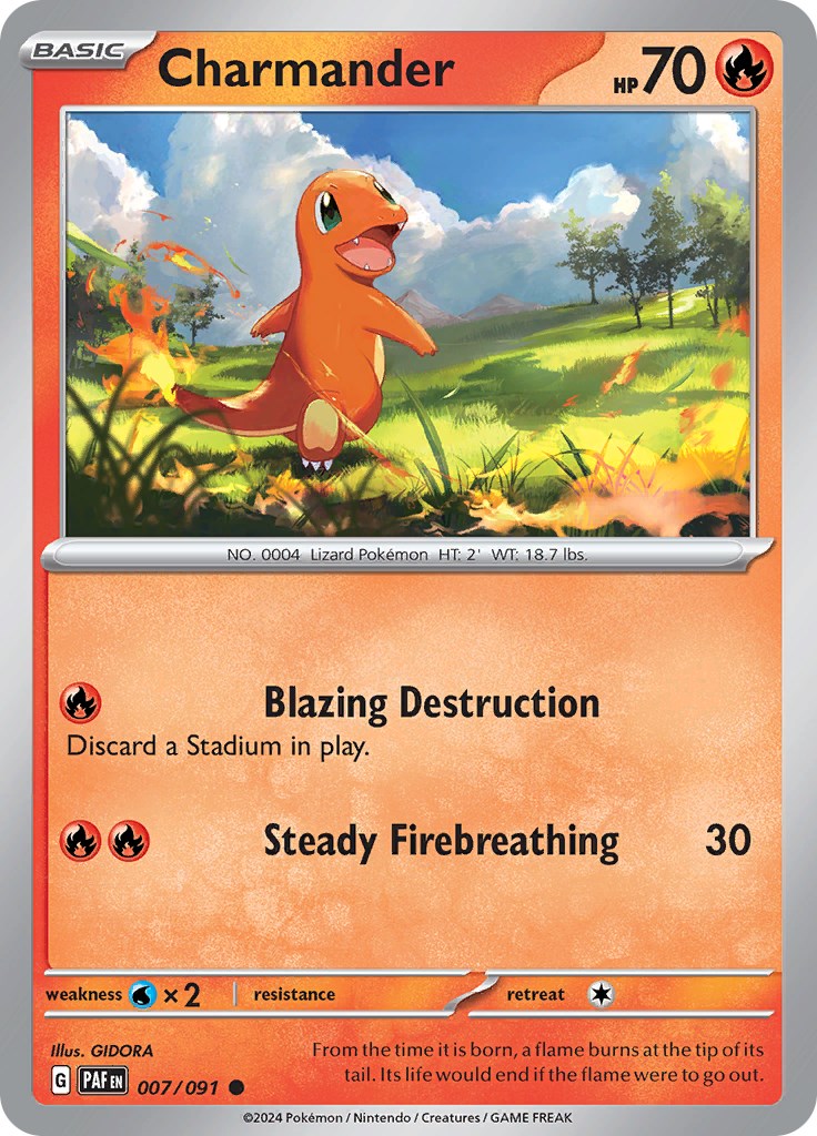 Charmander (007/091) [Scarlet & Violet: Paldean Fates] | L.A. Mood Comics and Games