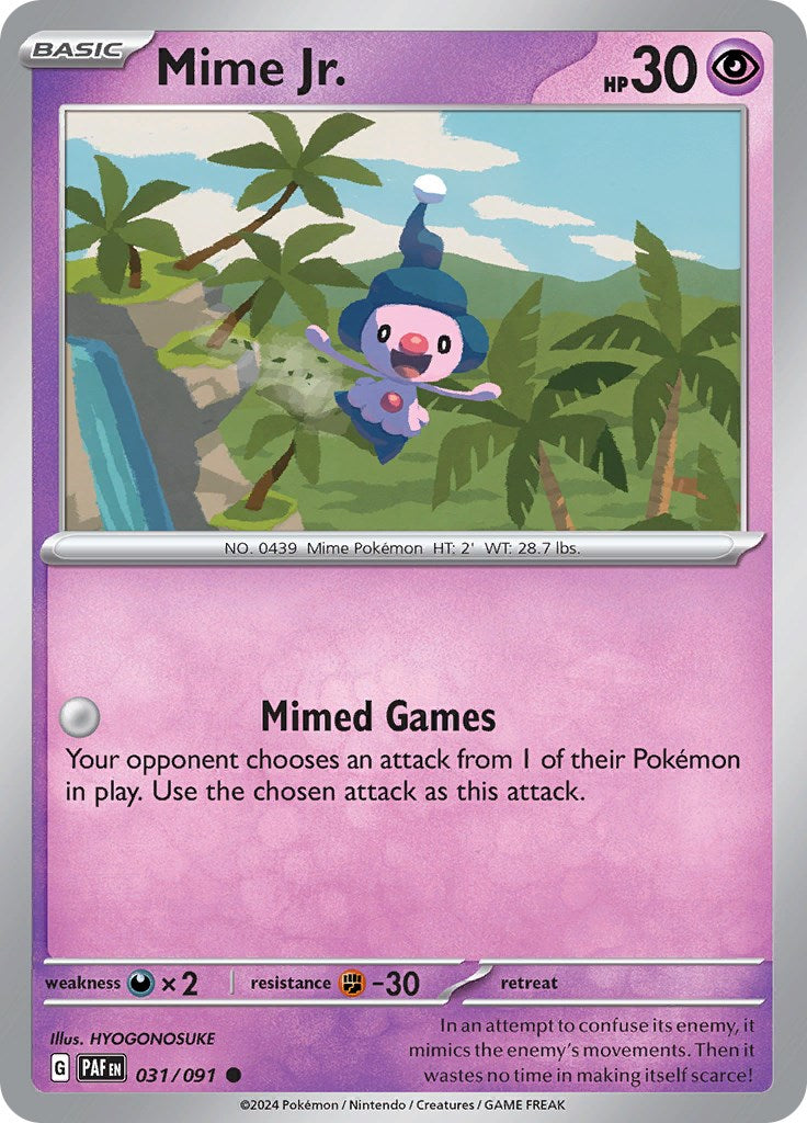 Mime Jr. (031/091) [Scarlet & Violet: Paldean Fates] | L.A. Mood Comics and Games