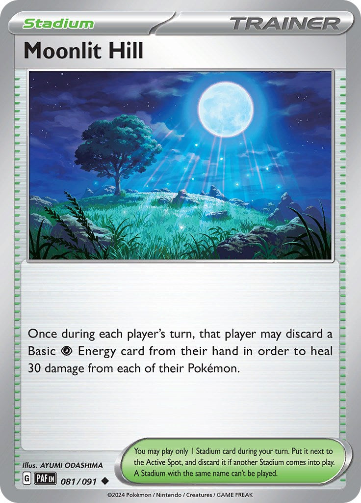 Moonlit Hill (081/091) [Scarlet & Violet: Paldean Fates] | L.A. Mood Comics and Games
