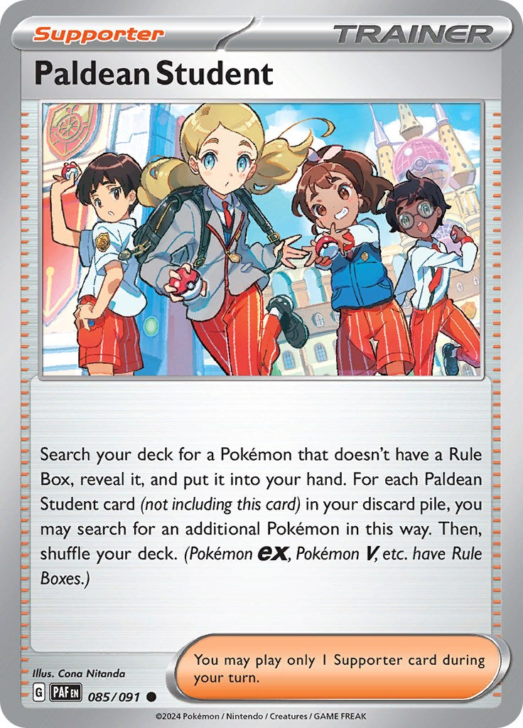 Paldean Student (085/091) [Scarlet & Violet: Paldean Fates] | L.A. Mood Comics and Games