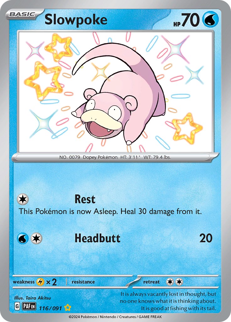 Slowpoke (116/091) [Scarlet & Violet: Paldean Fates] | L.A. Mood Comics and Games