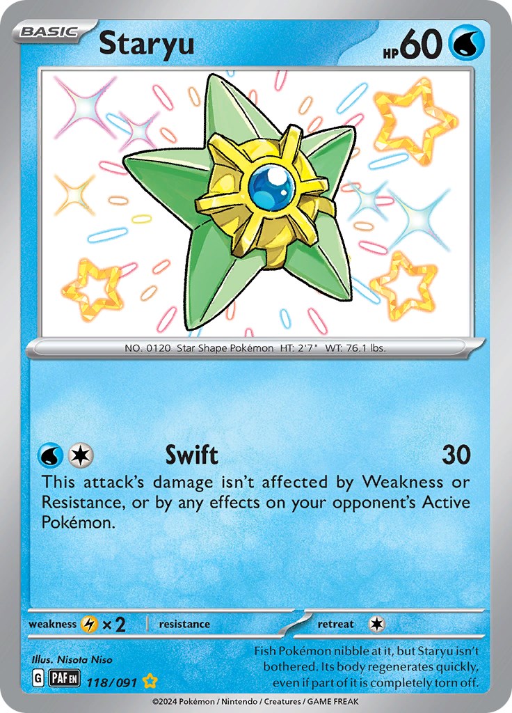 Staryu (118/091) [Scarlet & Violet: Paldean Fates] | L.A. Mood Comics and Games