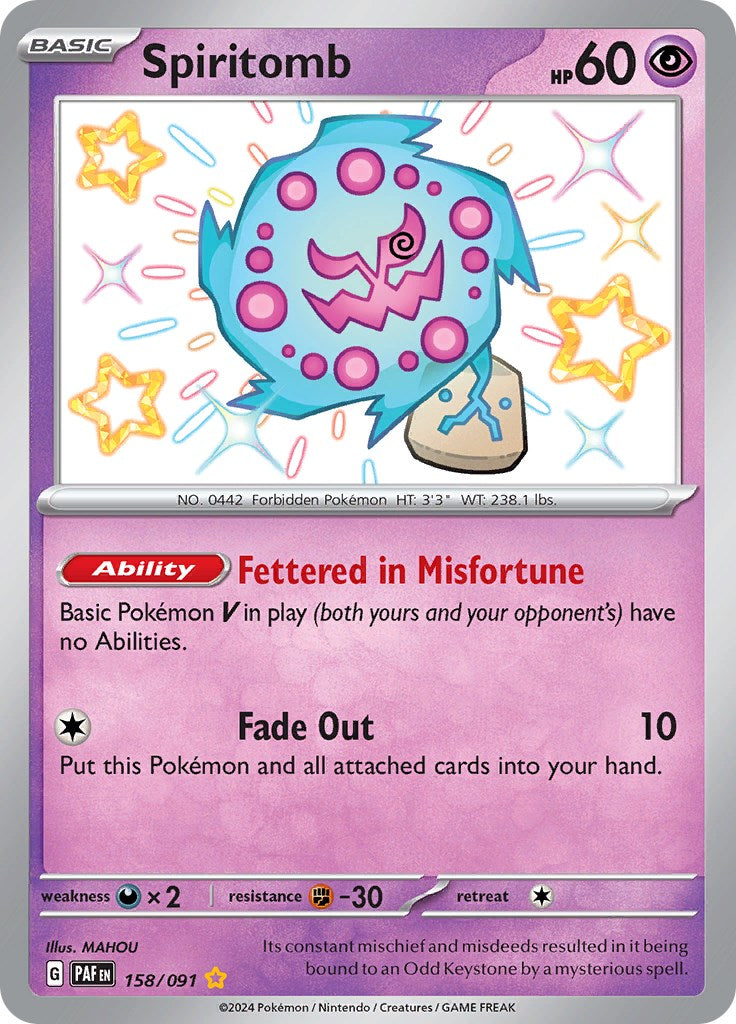 Spiritomb (158/091) [Scarlet & Violet: Paldean Fates] | L.A. Mood Comics and Games