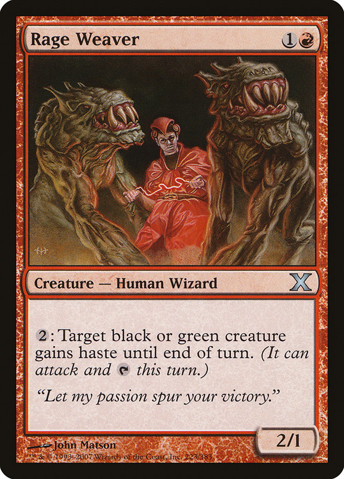 Rage Weaver [Tenth Edition] | L.A. Mood Comics and Games