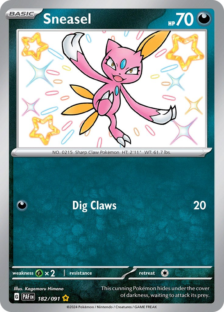 Sneasel (182/091) [Scarlet & Violet: Paldean Fates] | L.A. Mood Comics and Games