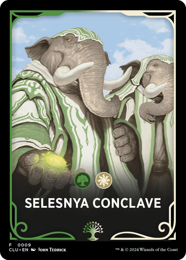 Selesnya Conclave Theme Card [Ravnica: Clue Edition Tokens] | L.A. Mood Comics and Games